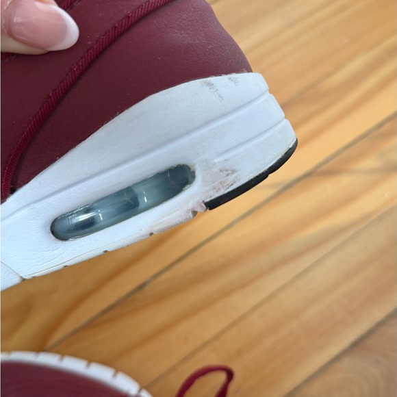Nike SB Stefan Janoski Max Burgundy Size 8 Women - Picture 12 of 13